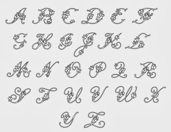 Fancy styles of writing alphabets worksheet